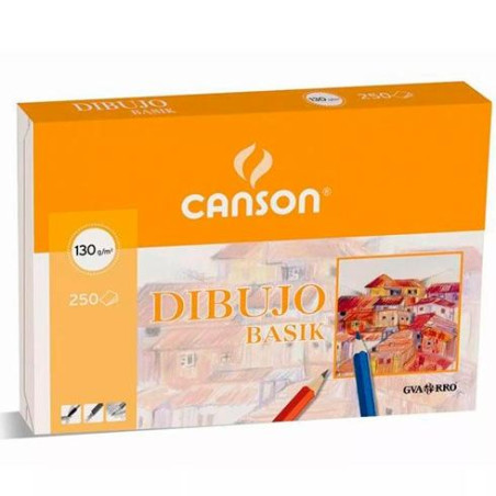 C200400735 CANSON DIBUJO BASIK 250 HOJAS 130 GR. RECUADRO 32