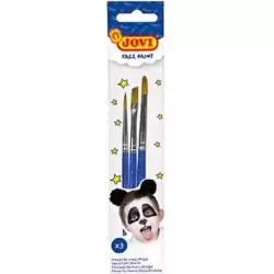 17903BR JOVI BOLSA DE MAQUILLAJE CON 3 PINCELES (PLANO