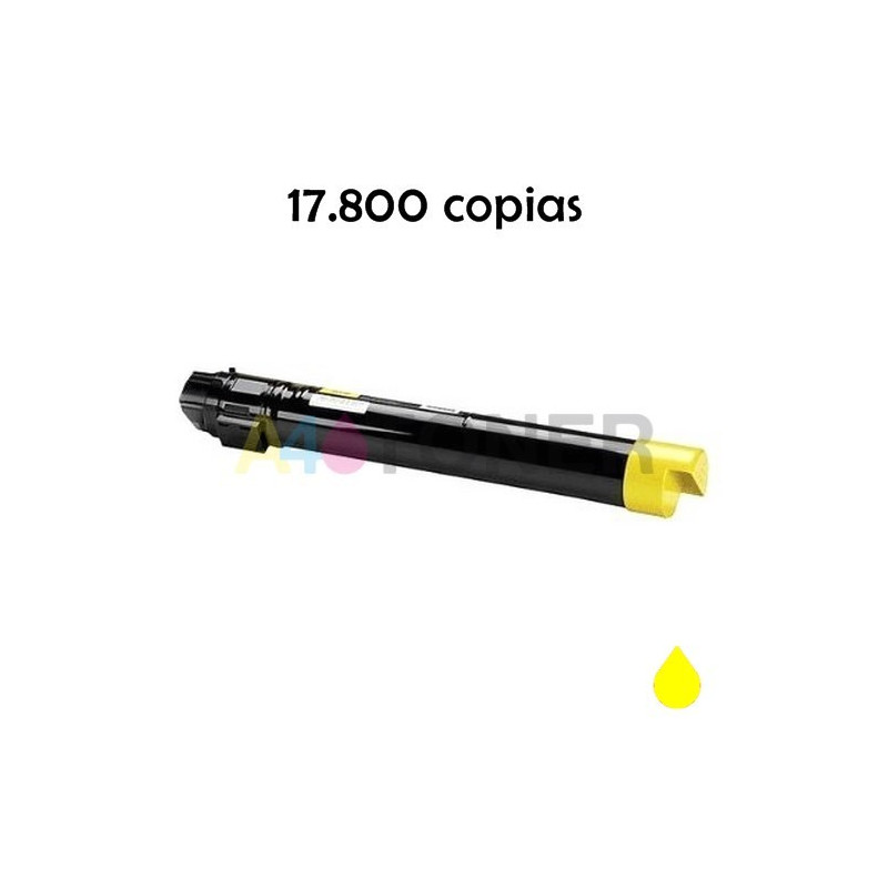 Toner Xerox phaser 7500 amarillo compatible a Xerox 106R01438