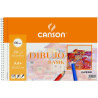 C400110485 CANSON BLOC DIBUJO BASIK ESPIRAL 20H+20% GRATIS A4+ 130GR MICROPERFORADO C/RECUADRO BLANCO NATURAL -10U-