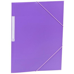 2033K62 CARCHIVO CARPETA 3 SOLAPAS FOLIO C/GOMAS PP OPACO VIOLETA