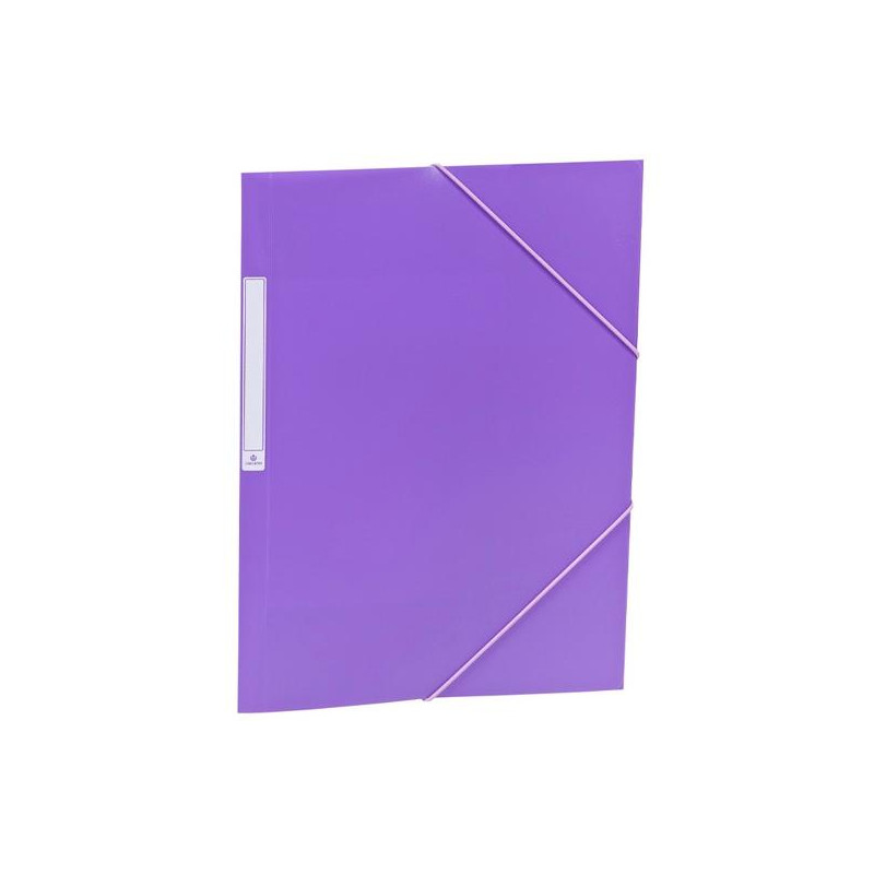 2033K62 CARCHIVO CARPETA 3 SOLAPAS FOLIO C/GOMAS PP OPACO VIOLETA