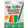 42711 CARIOCA PLASTICERAS RESISTENTES PLASTELLO ESTUCHE 12 C/SURTIDOS