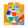 42956 CARIOCA CERAS TEDDY 1+ CON FORMA DE OSITO COLORES SURTIDOS ESTUCHE 6 UD