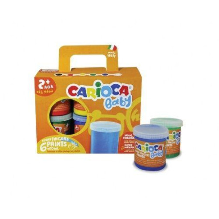 KO032 CARIOCA TÉMPERA 100GR / 80ML LAVABLE COLORES - CAJA DE 6