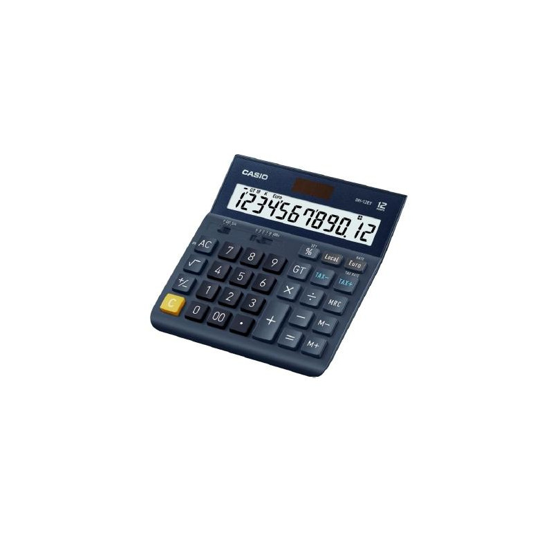 DH-12ET CASIO CALCULADORA DE OFICINA SOBREMESA NEGRO 12 DÍGITOS DH-12ET