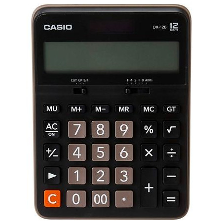 DX-12B CASIO CALCULADORA DE OFICINA SOBREMESA 12 DÍGITOS NEGRO DX-12B