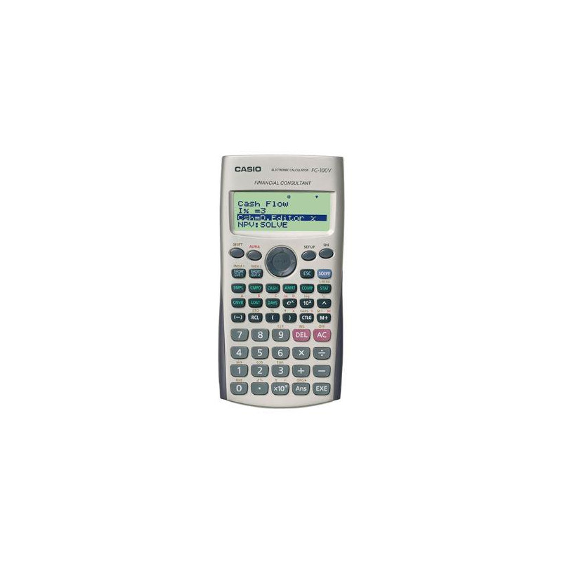 FC-100V CASIO CALCULADORA CIENTÍFICA PILAS PROGRAMABLE 4 LÍNEAS LCD 10+2 Y 15 DÍGITOS