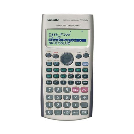 FC-100V CASIO CALCULADORA CIENTÍFICA PILAS PROGRAMABLE 4 LÍNEAS LCD 10+2 Y 15 DÍGITOS