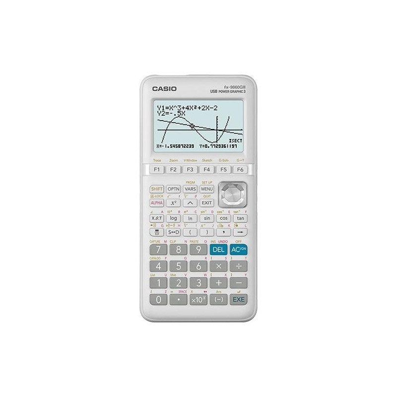 FX-9860GIII CASIO CALCULADORA GRÁFICA GRIS 8 LINEAS Y 21 DÍGITOS FX-9860GIII