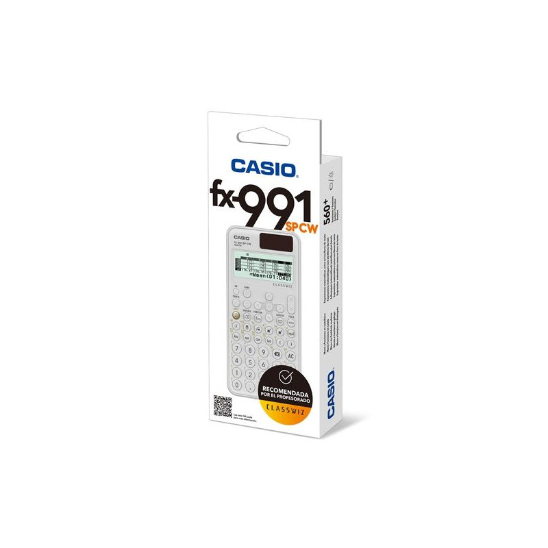 FX-991SPCW CASIO CALCULADORA CIENTIFICA NEGRO/BLANCO 15 Y 10+2 DÍGITOS 576 FUNCIONES FX-991SPCW