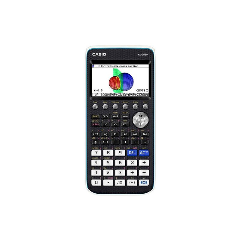 FX-CG50 CASIO CALCULADORA GRÁFICA FX-CG50 PANTALLA COLOR ALTA RESOLUCIÓN 216X384 PX NEGRO