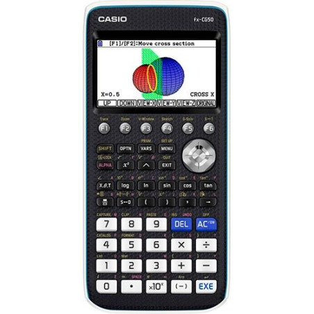 FX-CG50 CASIO CALCULADORA GRÁFICA FX-CG50 PANTALLA COLOR ALTA RESOLUCIÓN 216X384 PX NEGRO