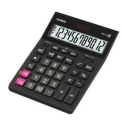 GR-12-W CASIO CALCULADORA DE OFICINA SOBREMESA 12 DÍGITOS NEGRO