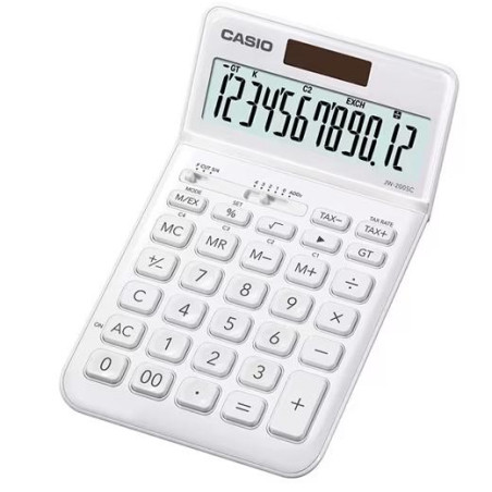 JW-200SC-WE CASIO CALCULADORA DE OFICINA SOBREMESA 12 DÍGITOS BLANCO