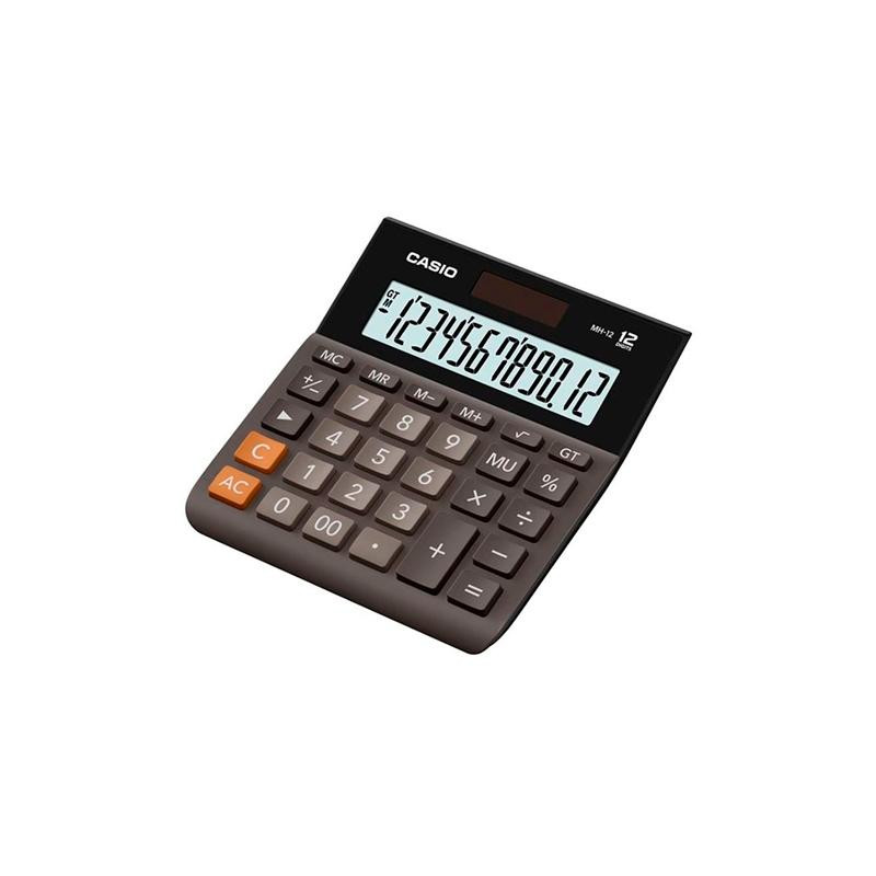 MH-12B CASIO CALCULADORA DE OFICINA SOBREMESA 12 DÍGITOS NEGRO MH-12B