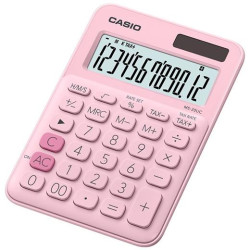 MS-20UC-PK CASIO CALCULADORA DE OFICINA SOBREMESA ROSA 12 DÍGITOS MS-20UC