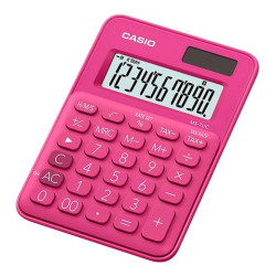 MS-7UC-RD CASIO CALCULADORA DE OFICINA SOBREMESA ROJO 10 DÍGITOS