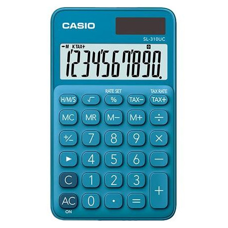 SL-310UC-BU CASIO CALCULADORA DE OFICINA AZUL SL-310UC-BU