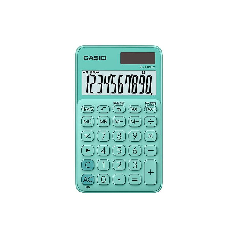 SL-310UC-GN CASIO CALCULADORA DE OFICINA VERDE SL-310UC-GN