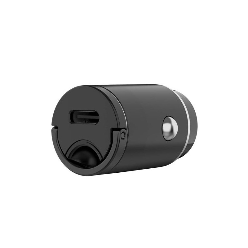 CCMINIUSBCBK CELLY CARGADOR DE MINI COCHE USB-C 30W NEGRO