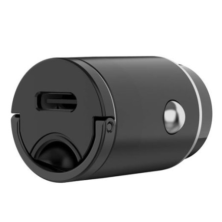 CCMINIUSBCBK CELLY CARGADOR DE MINI COCHE USB-C 30W NEGRO