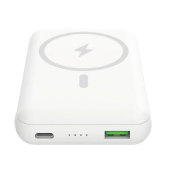 MAGPB10000WH CELLY CARGADOR POWER BANK INALAMBRICO COMPATIBLE MAGCHARGE 10K MAH BLANCO