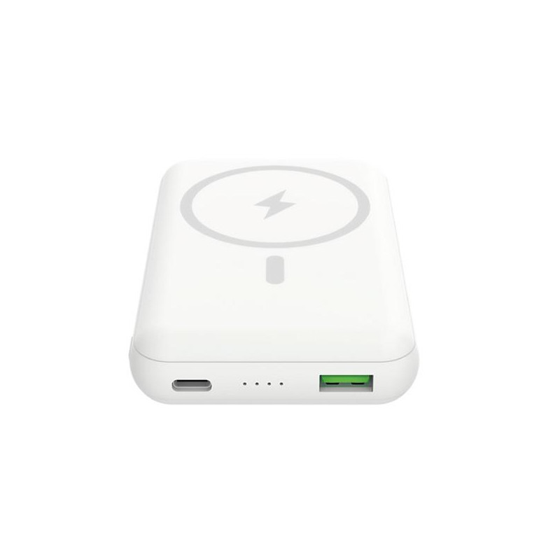 MAGPB10000WH CELLY CARGADOR POWER BANK INALAMBRICO COMPATIBLE MAGCHARGE 10K MAH BLANCO