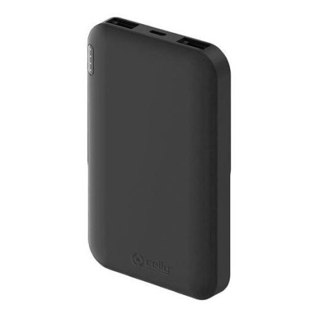 PBE5000BK CELLY CARGADOR POWER BANK ENERGY 5K MAH 2USB Y 1 MICROUSB NEGRO