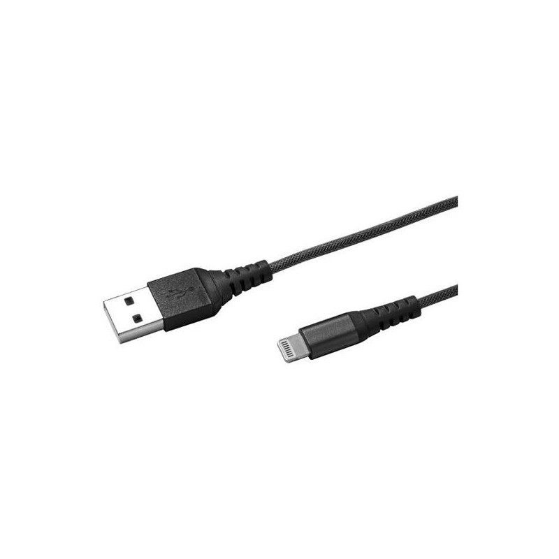 USBLIGHTNYL25BK CELLY CABLE USB TIPO USB-A/M A LIGHTNING NEGRO 25 CM