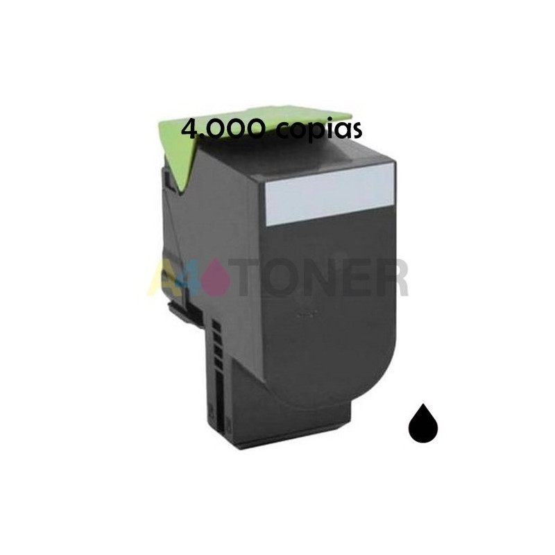 Toner compatible lexmark CS310 / CS410 / CS510 negro alternativo a Lexmark 70C2HK0