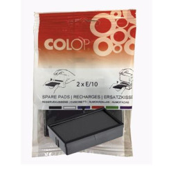 107124 COLOP ALMOHADILLA E/10 NEGRO BLISTER -2U-