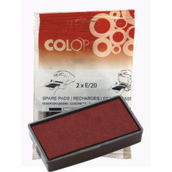 107163 COLOP ALMOHADILLA E/20 ROJO BLISTER -2U-