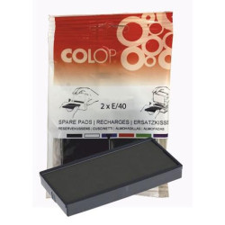 107202 COLOP ALMOHADILLA E/40 NEGRO BLISTER -2U-