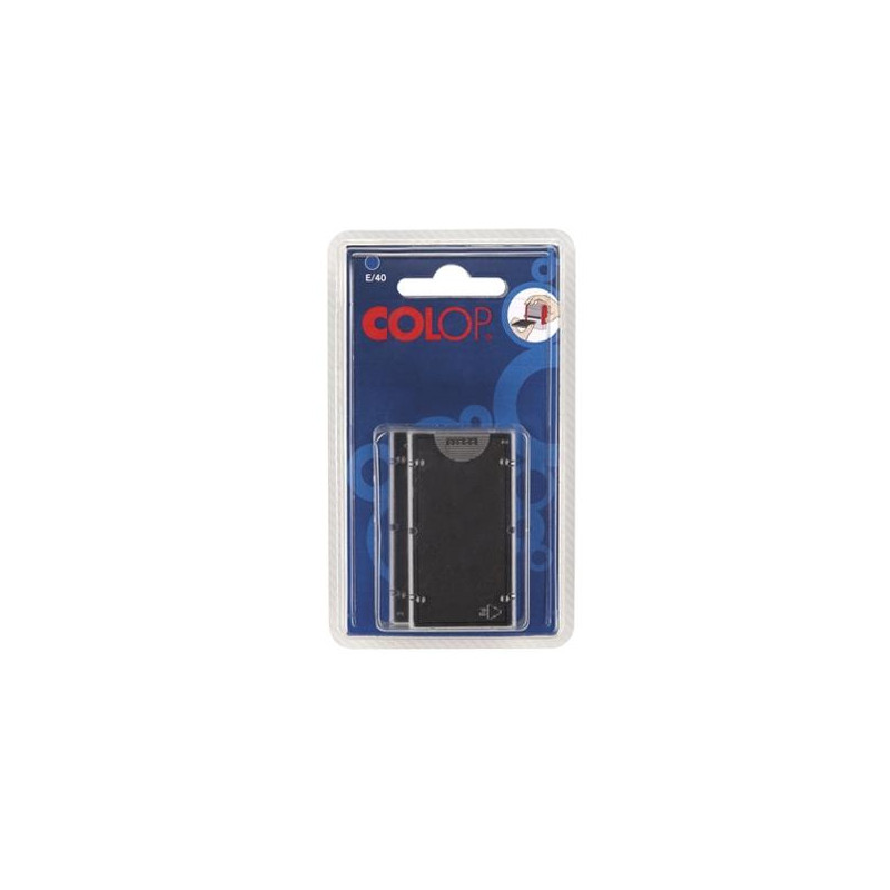 107242 COLOP ALMOHADILLA E/60 AZUL BLISTER -2U-