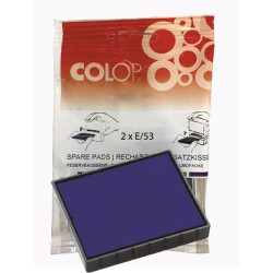 107310 COLOP ALMOHADILLA E/53 AZUL BLISTER -2U-