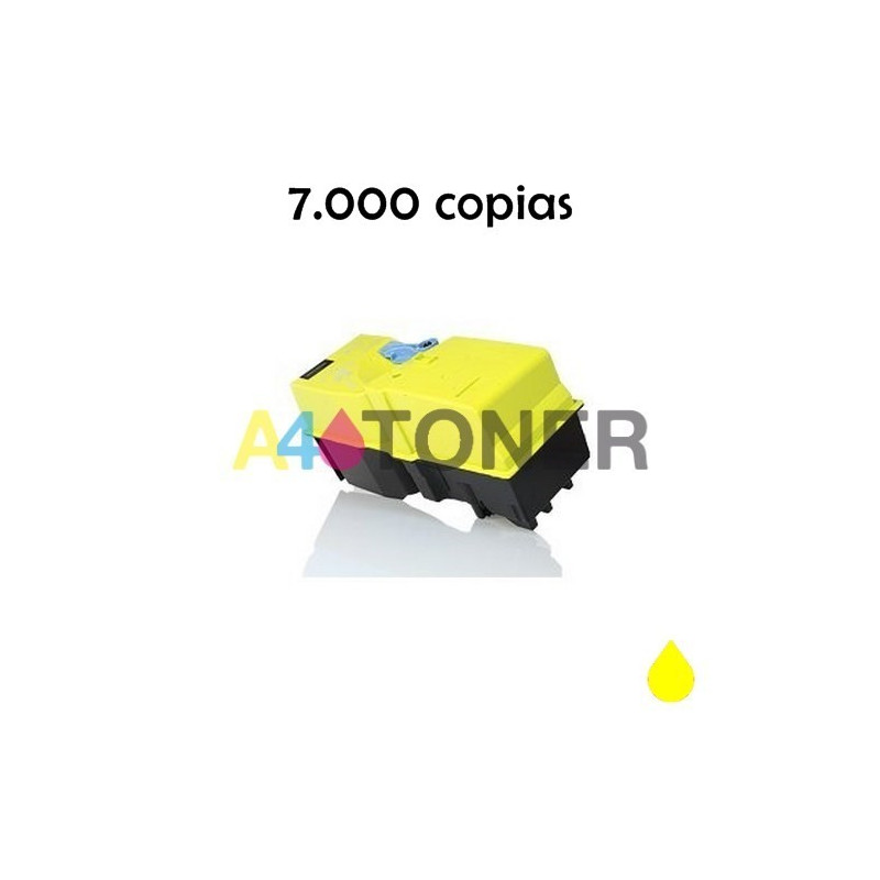 Toner compatible Kyocera TK-825 / TK 825 / TK825 amarillo alternativo a Kyocera 1T02FZAEU0