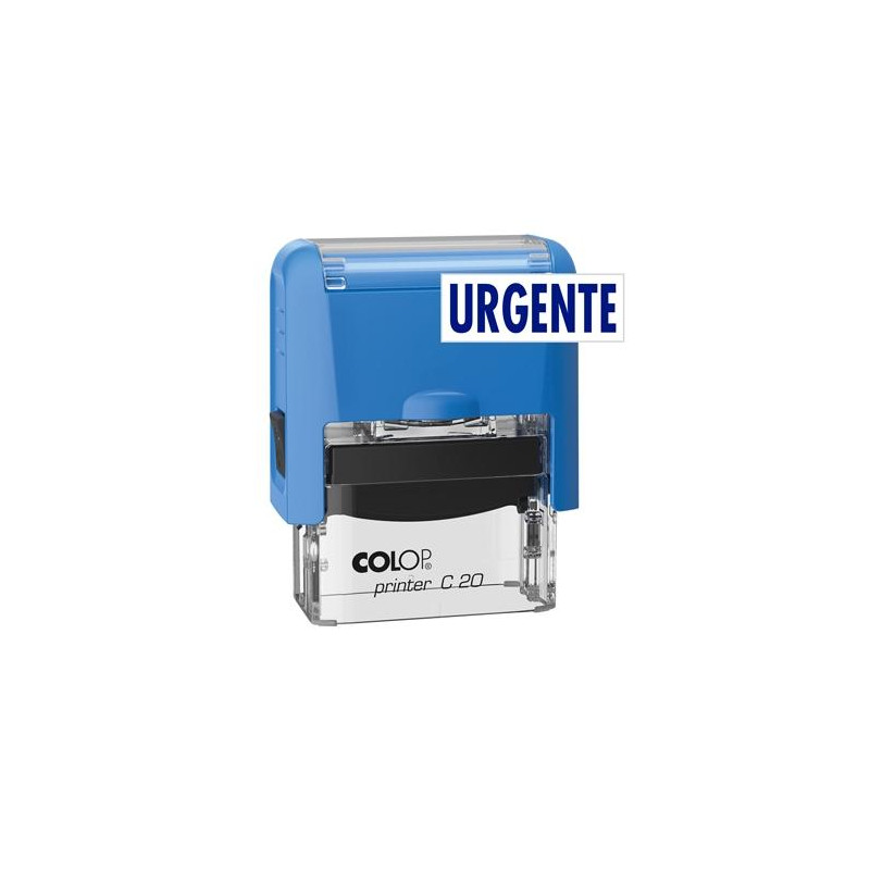 141687A COLOP SELLO PRINTER C20 FORMULA " URGENTE " ALMOHADILLA E/20 14X38MM AZUL