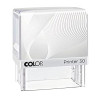 144607 COLOP PRINTER 30 G7 18X47MM BLANCO/AZUL NO INCLUYE PLACA DE TEXTO PERSONALIZADA