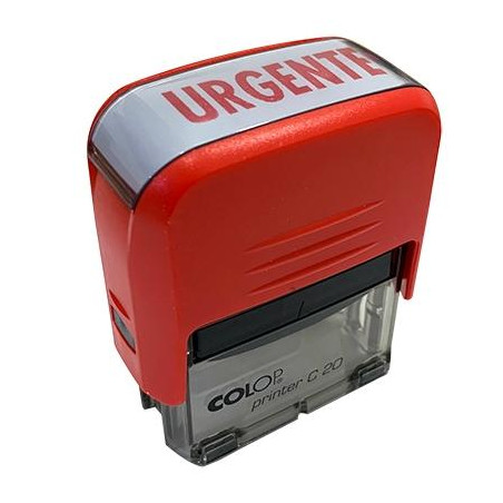 156283R COLOP SELLO PRINTER C20 FORMULA " URGENTE " ALMOHADILLA E/20 14X38MM ROJO