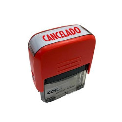 500672R COLOP SELLO PRINTER C20 FORMULA " CANCELADO " ALMOHADILLA E/20 14X38MM ROJO