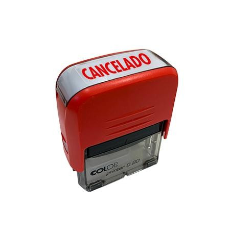 500672R COLOP SELLO PRINTER C20 FORMULA " CANCELADO " ALMOHADILLA E/20 14X38MM ROJO