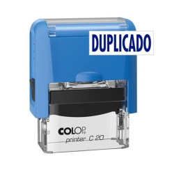 501097 COLOP SELLO PRINTER C20 FORMULA " DUPLICADO " ALMOHADILLA E/20 14X38MM AZUL