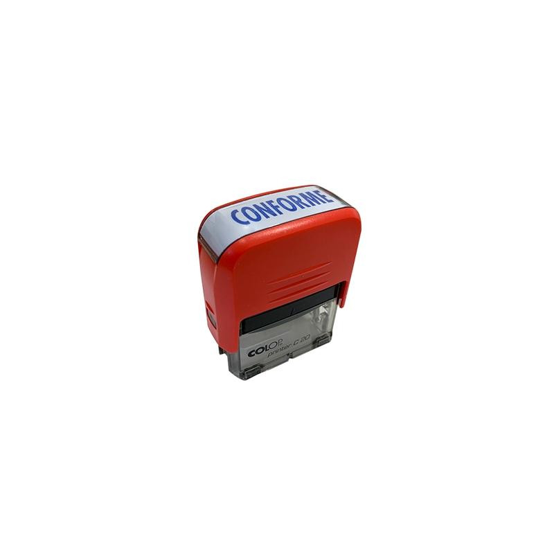 501104 COLOP SELLO PRINTER C20 FORMULA " CONFORME " ALMOHADILLA E/20 14X38MM ROJO