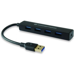 C4PUSB3 CONCEPTRONIC HUB USB 3.0 4 PUERTOS MINI HUB POCKET