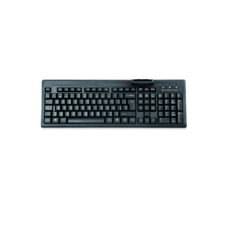 CKBESMARTID CONCEPTRONIC TECLADO USB CON LECTOR DNI COMPATIBLE DNI 3.0 Y TARJETA SANITARIA