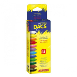 DA050290 DACS CERAS DACS 55MM COLORES SURTIDOS ESTUCHE 12 UD