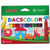 DC050290 DACSCOLOR CERAS 80MM SEMIBLANDAS NO MANCHAN SURTIDOS -ESTUCHE DE 12U-