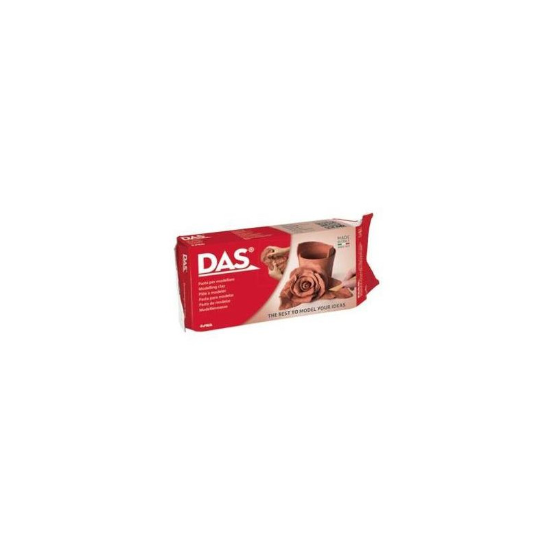 F387100 DAS PASTA PARA MODELAR 500 GR TERRACOTA