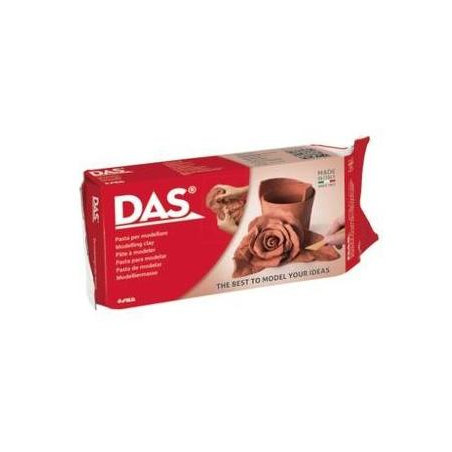 F387100 DAS PASTA PARA MODELAR 500 GR TERRACOTA